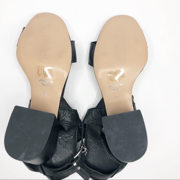 Summit White Mountain Black Heel Sandals 39 / 9 - Picture 7 of 8